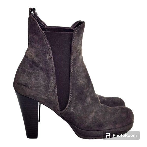 BROWNS Suade High Heels Ankle Boots - Picture 1 of 11